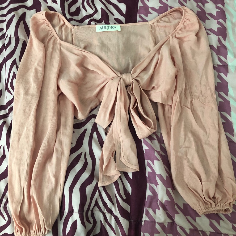 OOTDfash tie crop top